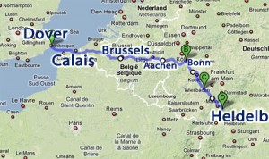 Channel-Triathlon Dover-Calais-Heidelberg