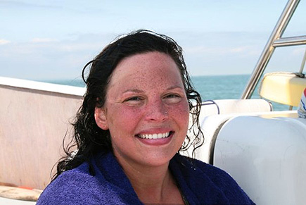 Very happy Channel swimmer