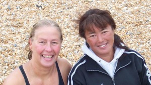 Miyuki (Japanese "Channel Queen" with 7 crossings) has been waiting also, she wants to do 2 swims this year!