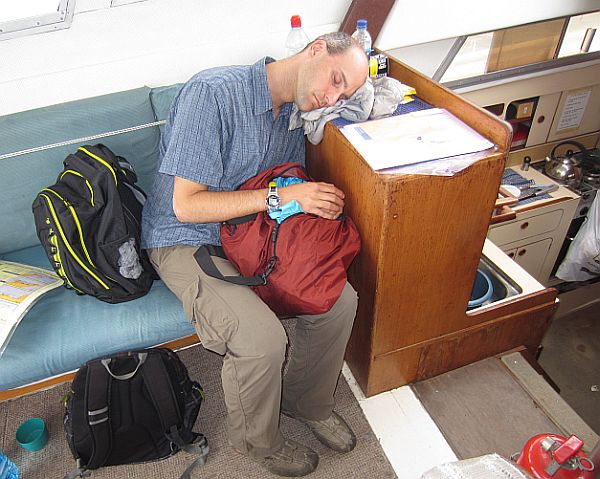 Helping a Channel swimmer is hard and tiring work! Helping a Channel swimmer is hard and tiring work!